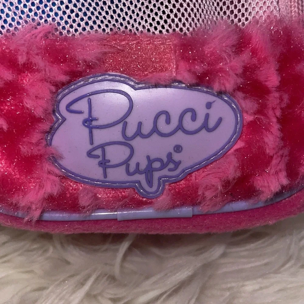 Pink Plush Small Pet Carrier
